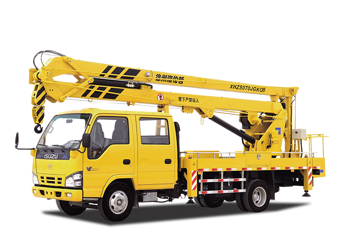 慶鈴18m折疊臂高空作業車