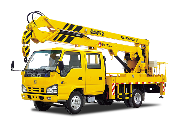 慶鈴17.3m折疊臂高空作業車